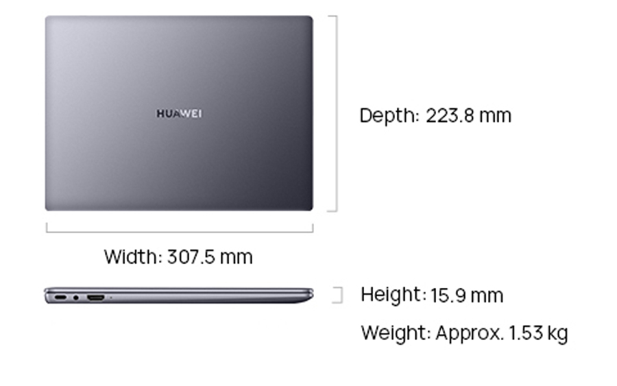 ویژگی های لپ‌ تاپ هواوی MateBook 14