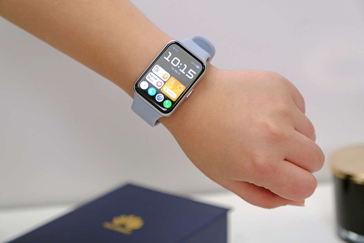 اندازه گیری اکسیژن خون و ضربان قلب در Huawei Watch Fit 2