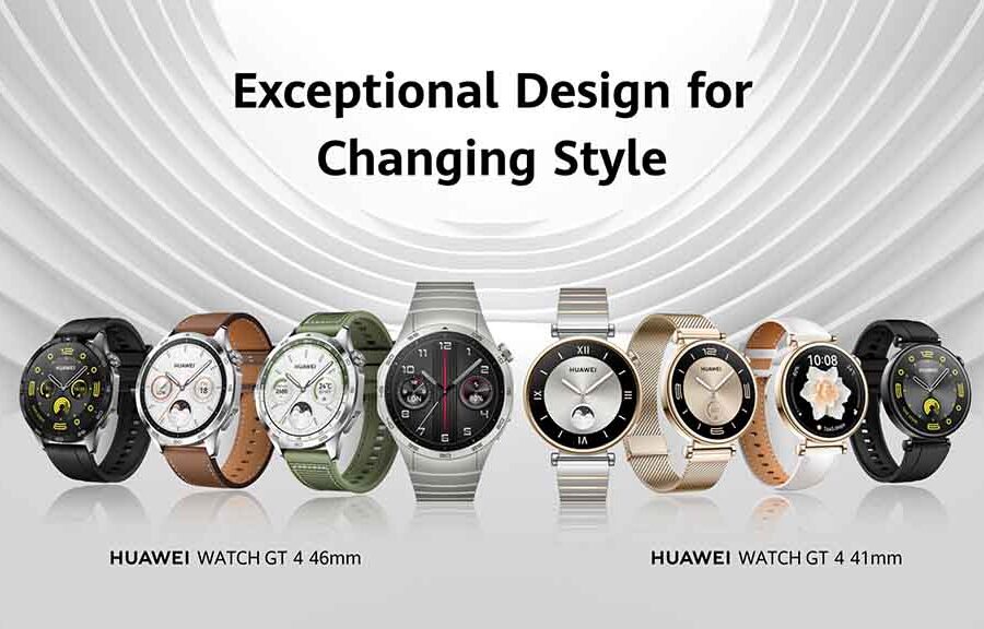 ساعت‌های هوشمند سری هوآوی GT 4 در هشت مدل با طراحی مدرن و مد روز و در دو نسخه 41 و 46 میلی‌متری معرفی شدند
